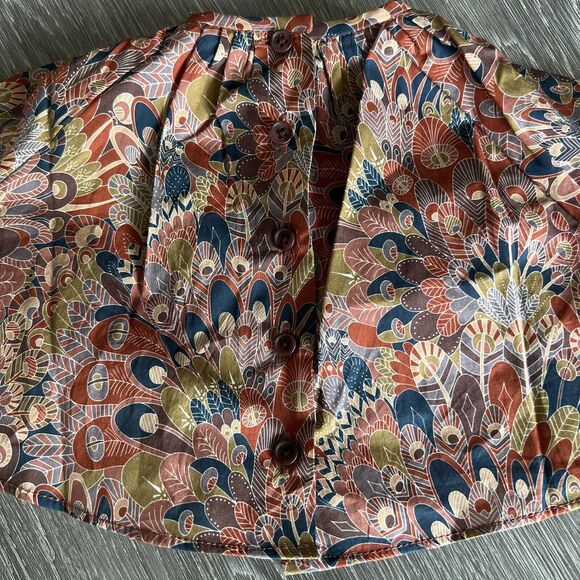 Tia Cibani Kids Shirt 3 Months Country Smock Tunic Top Colorful Button Closure - Picture 6 of 10